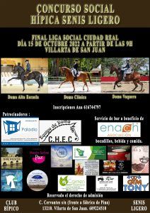 Cartel concurso social hipica